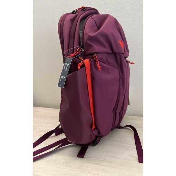 The North Face Surge Laptop Backpack Boysenberry/Fiery Red 31L Large NEW - Picture 4 of 16